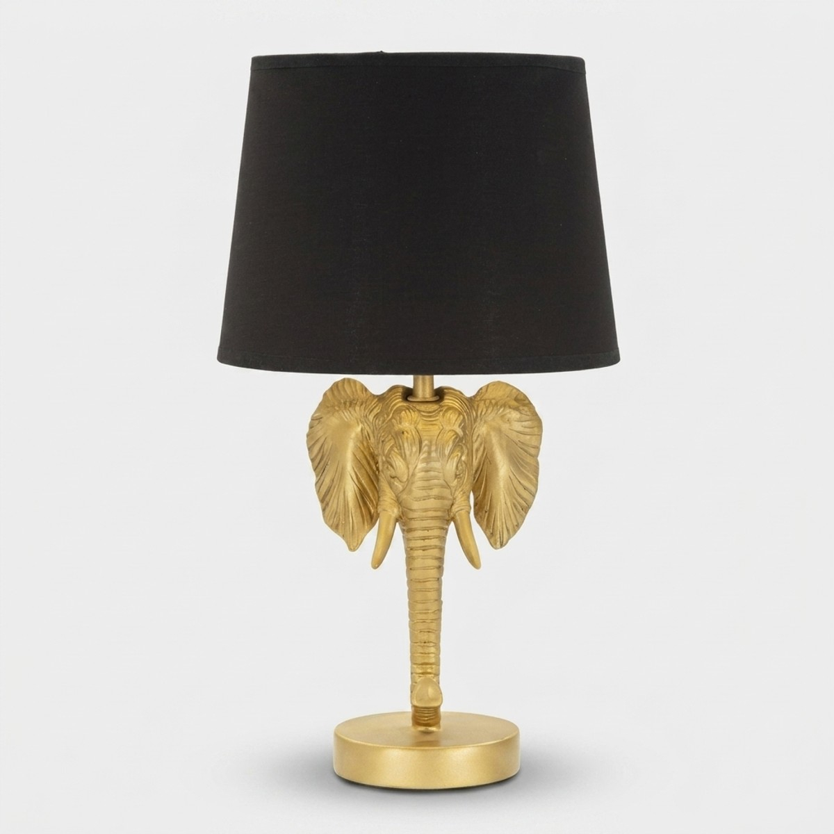 Lámpara de mesa decorativa con pantalla Elefante 43