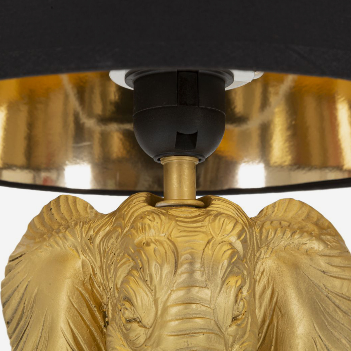 Lampada da tavolo decorativa con paralume Elefante 43