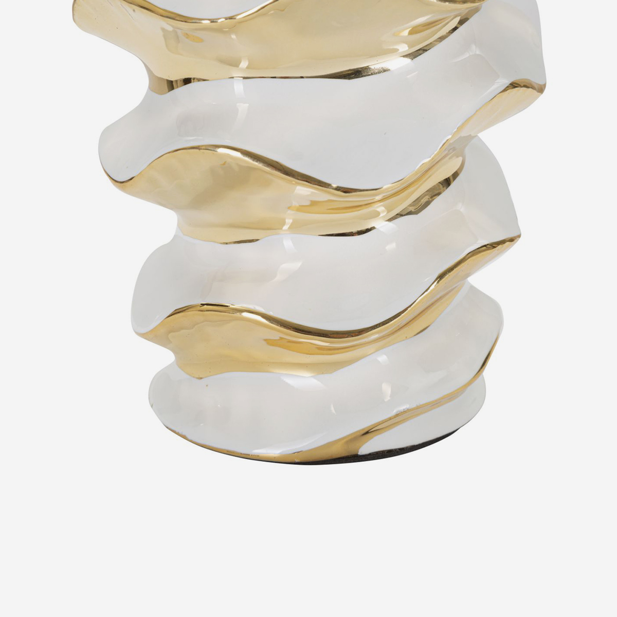 Lampada da tavolo in ceramica e tessuto Glam Space