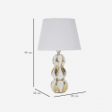 Keramik-Tischlampe mit Lampenschirm Glam Balls