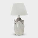 Lámpara de mesa de cerámica con pantalla Shiney