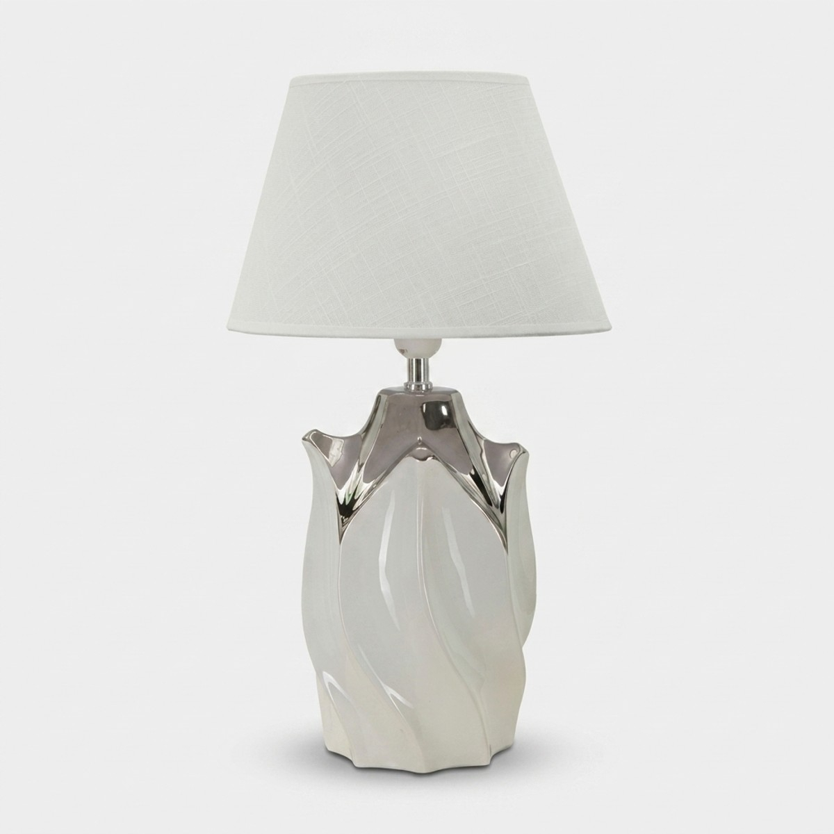 Lámpara de mesa de cerámica con pantalla Shiney