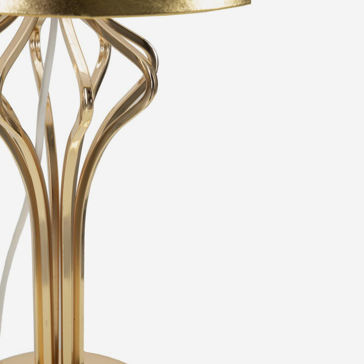Lampada da tavolo con paralume in tessuto Slimmy