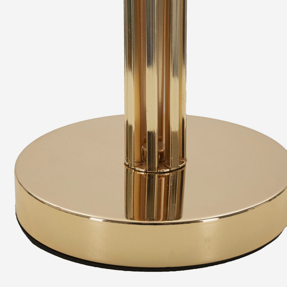 Lampada da tavolo con paralume in tessuto Slimmy