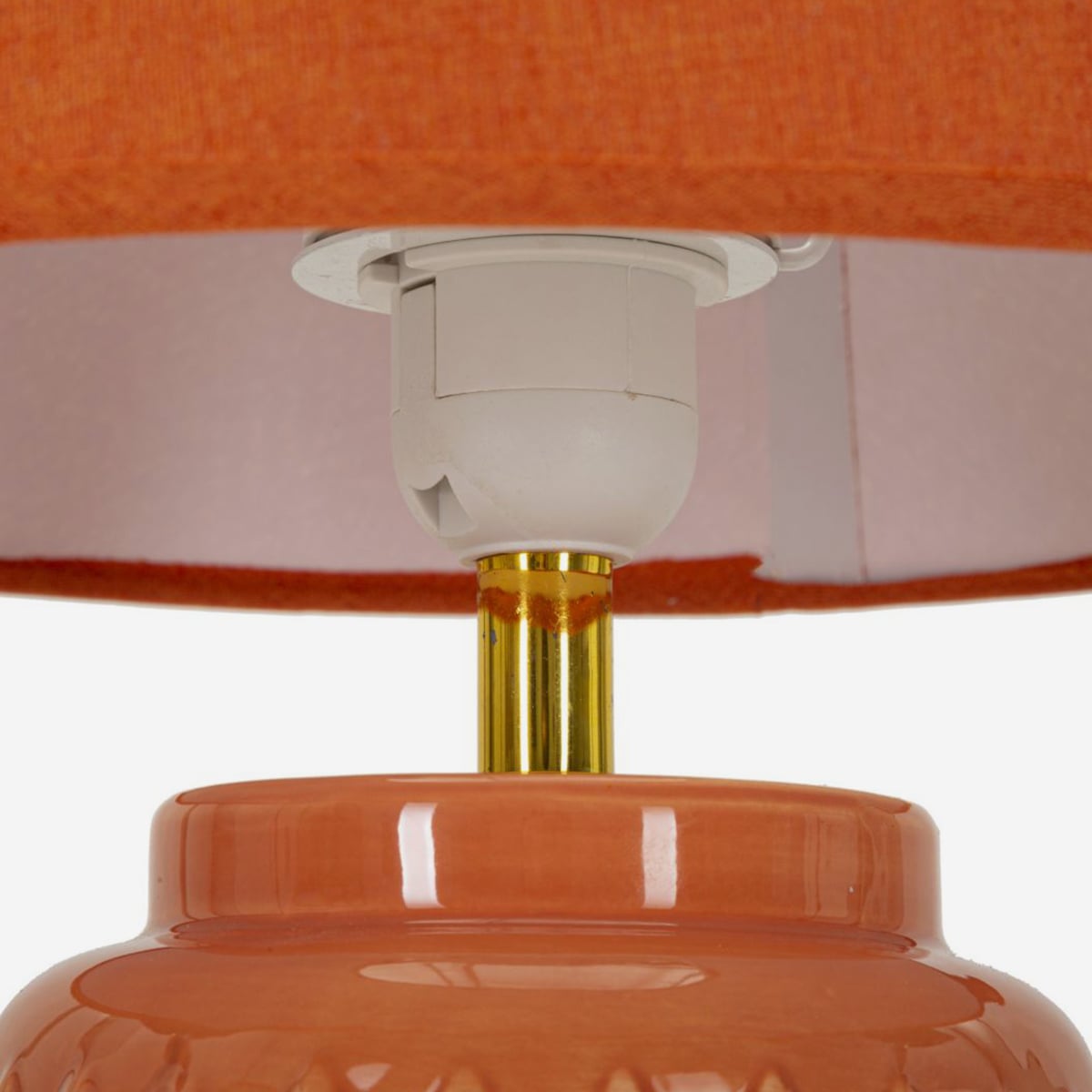 Lámpara de mesa de cerámica con pantalla Square