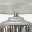 Lampada da tavolo in ceramica con paralume Lucina