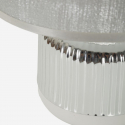 Lampada da tavolo in ceramica con paralume Lucina