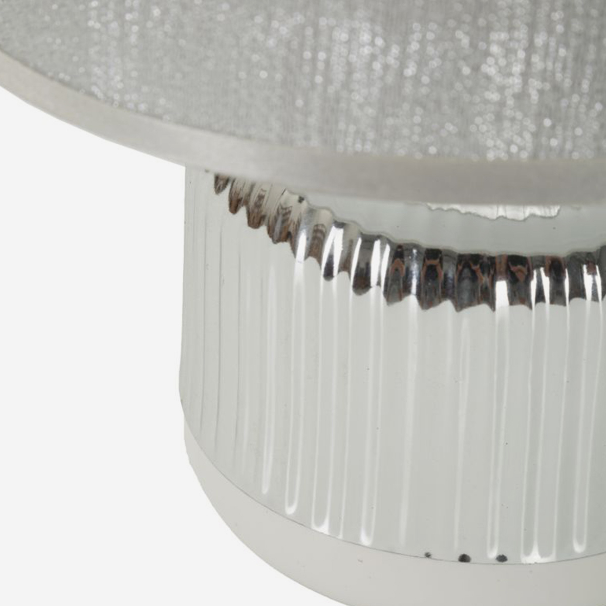 Lampada da tavolo in ceramica con paralume Lucina