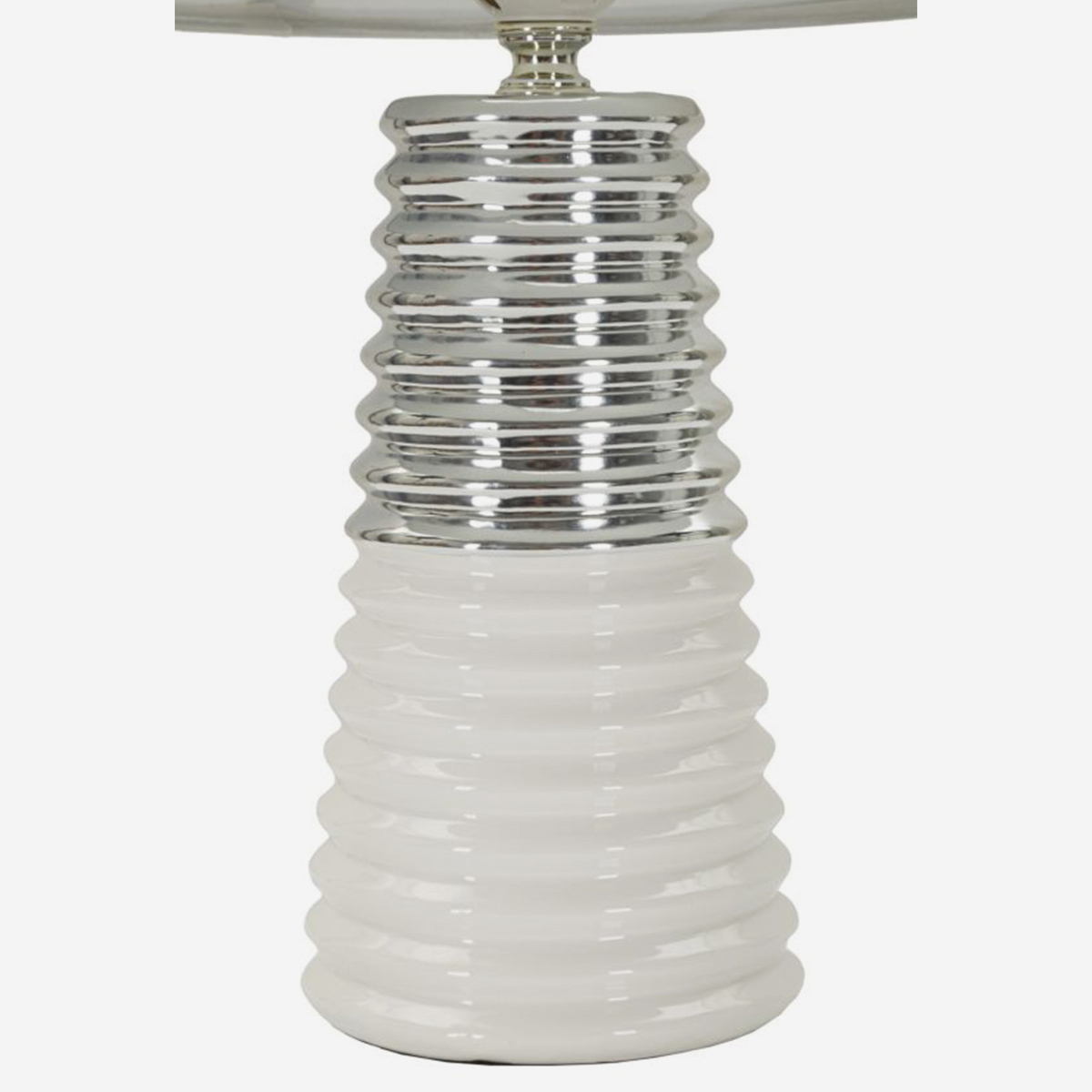 Lampada da tavolo in ceramica con paralume Candela
