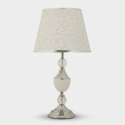 Tischlampe aus Eisen und Stoff Kody