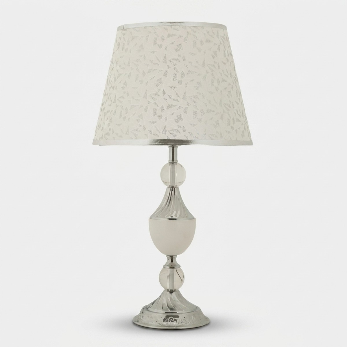 Tischlampe aus Eisen und Stoff Kody