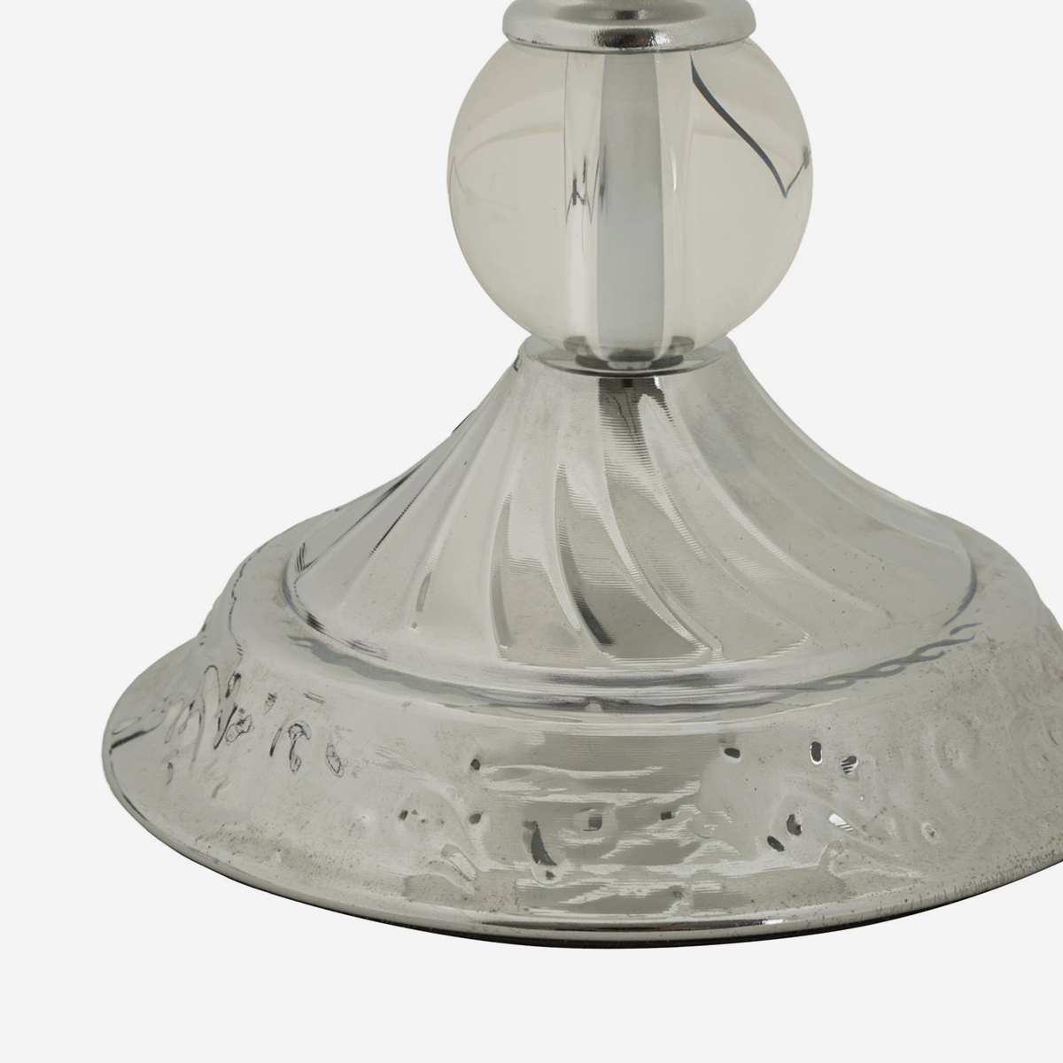 Tischlampe aus Eisen und Stoff Kody