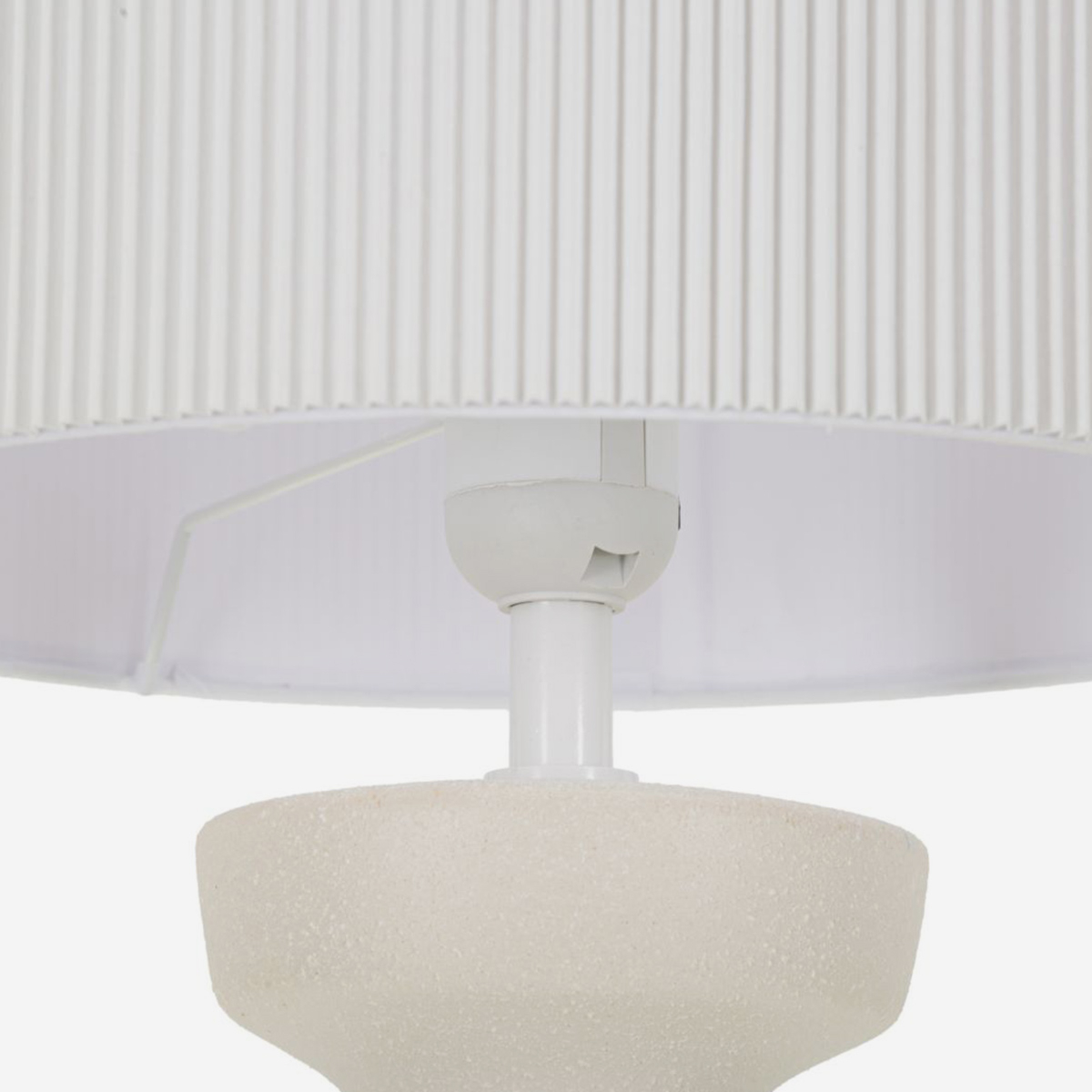 Lampada da tavolo in ceramica con paralume Tribal