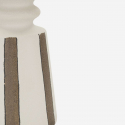 Lampe de table en céramique avec abat-jour Tribal
