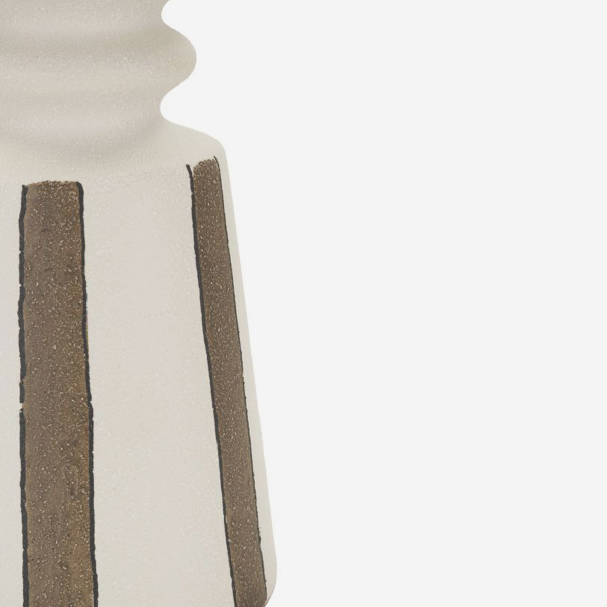Lampada da tavolo in ceramica con paralume Tribal