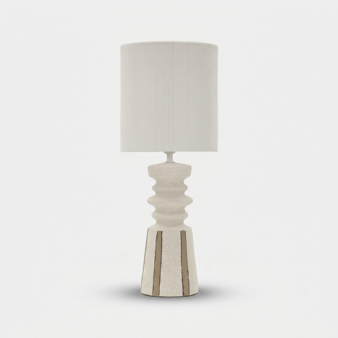 Keramik-Tischlampe