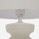 Keramik-Tischlampe mit Lampenschirm Tribal
