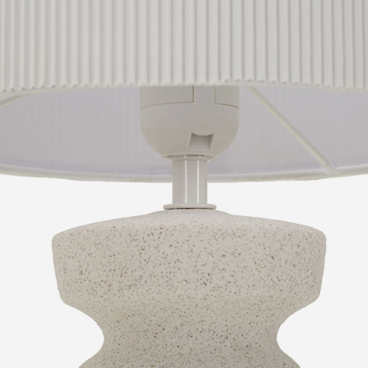 Keramik-Tischlampe mit Lampenschirm Tribal