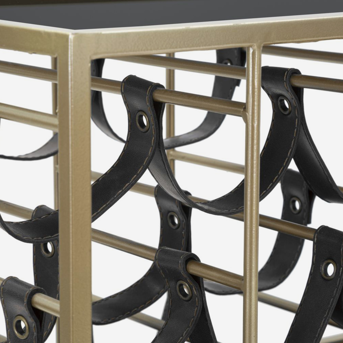 Carrito portacomidas y botellero con ruedas Black String