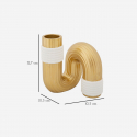 Vaso da arredo decorativo in poliresina Bann S