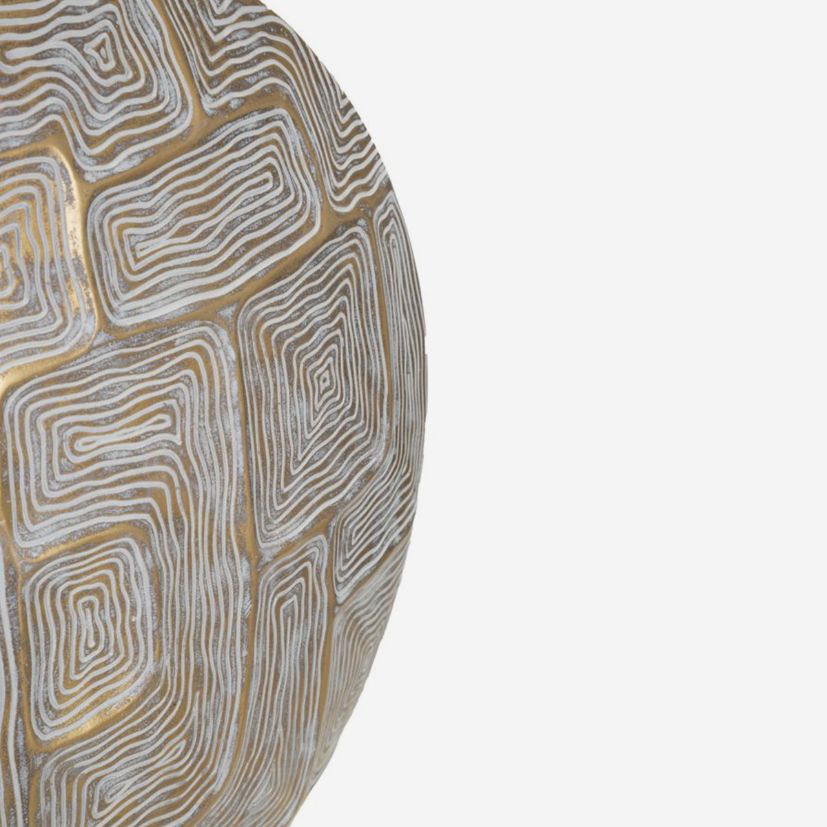 Geometrische Deko-Vase aus Kunstharz für den Innenbereich Eclips