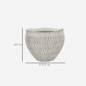 Macetero decorativo de resina para interior Stiky 24