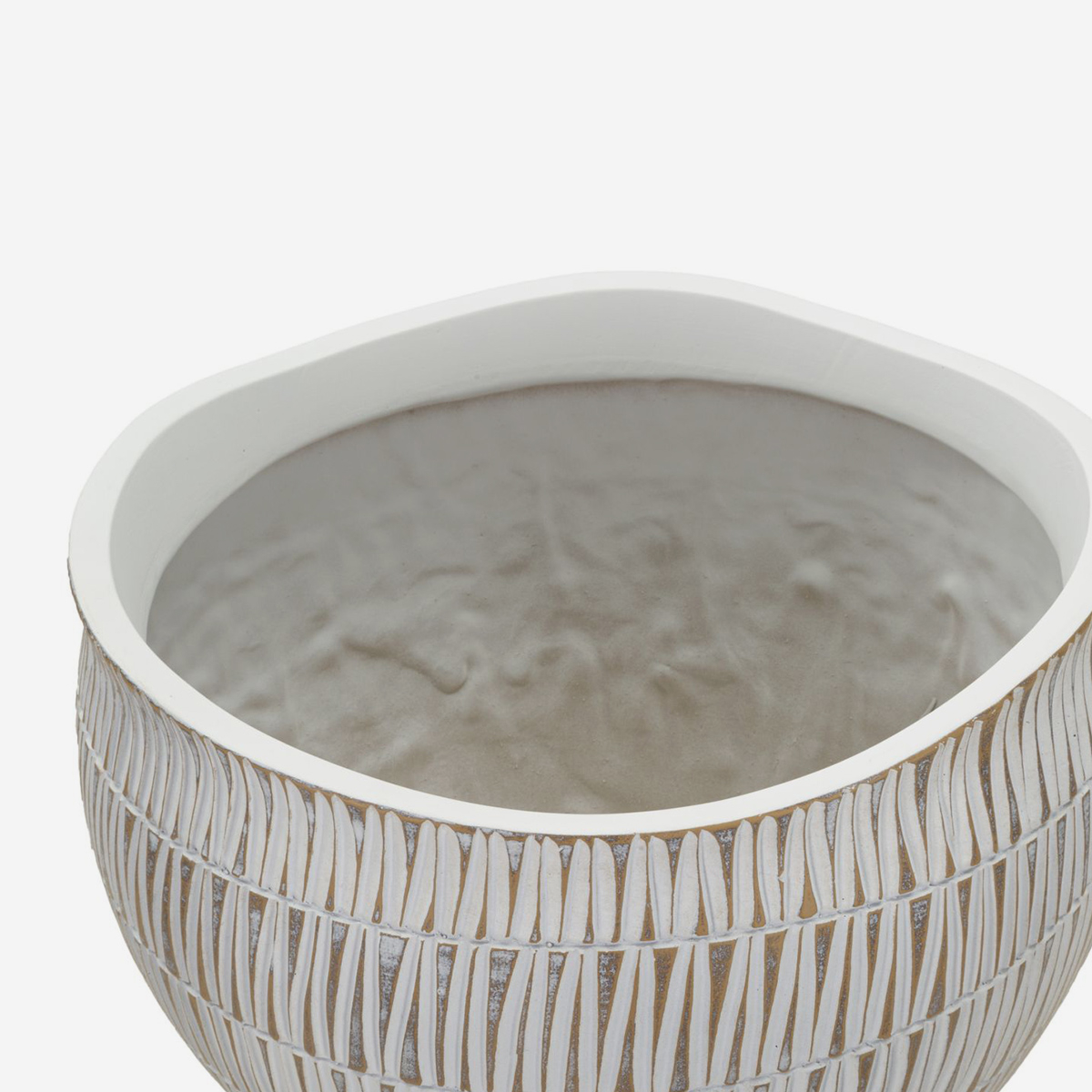 Cachepot in resina decorato per interni Stiky 24
