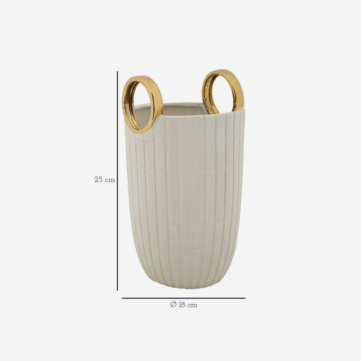 Vaso in ceramica decorativo da interno Shopping 25