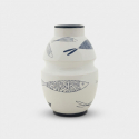 Vaso decorativo in ceramica da interno Fish 24