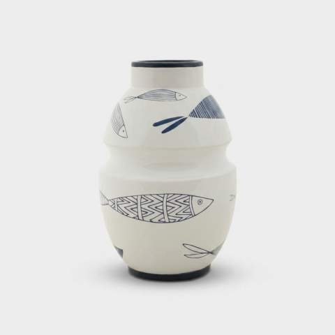Vaso decorativo in ceramica...
