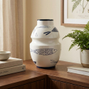 Vaso decorativo in ceramica da interno Fish 24