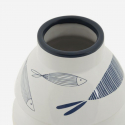 Vaso decorativo in ceramica da interno Fish 24