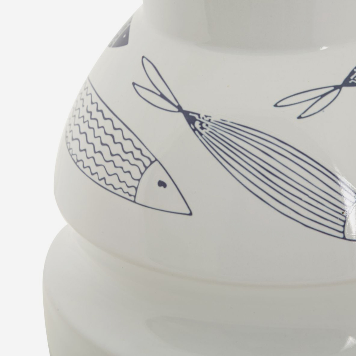 Vaso decorativo in ceramica da interno Fish 24