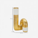 Vaso da arredo in polyresina decorativa Bann Big 25