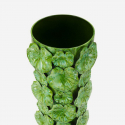 Vaso decorativo in ferro con rilievi floreali Drop 46