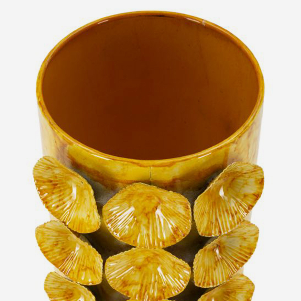 Vaso decorativo in ferro goffrato da interno Drop 33
