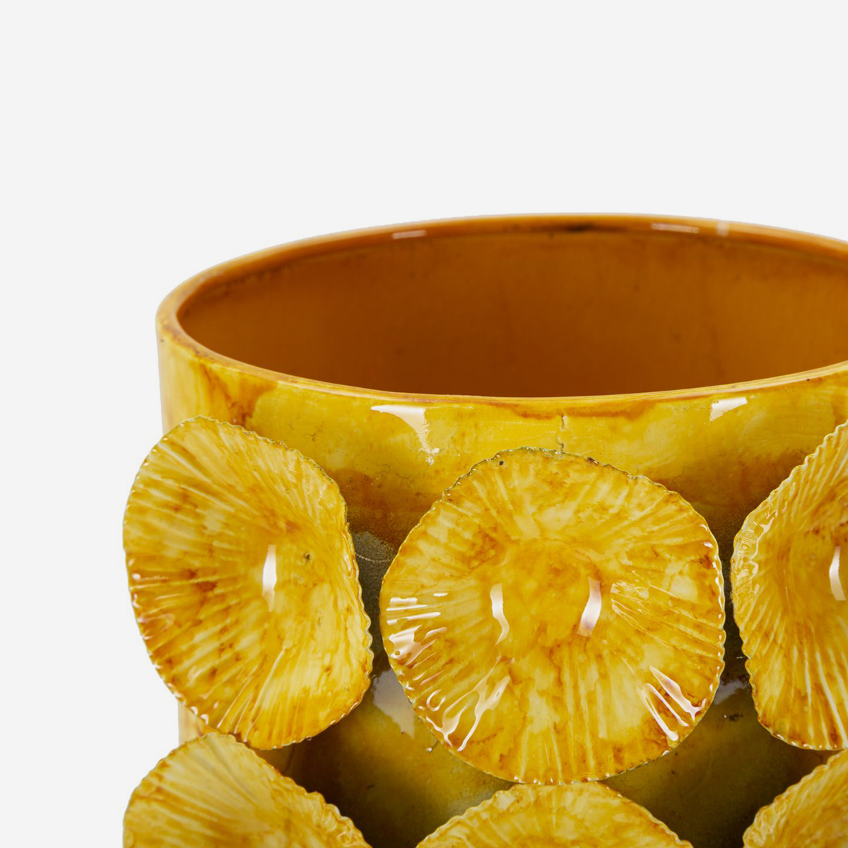 Vaso decorativo in ferro goffrato da interno Drop 33