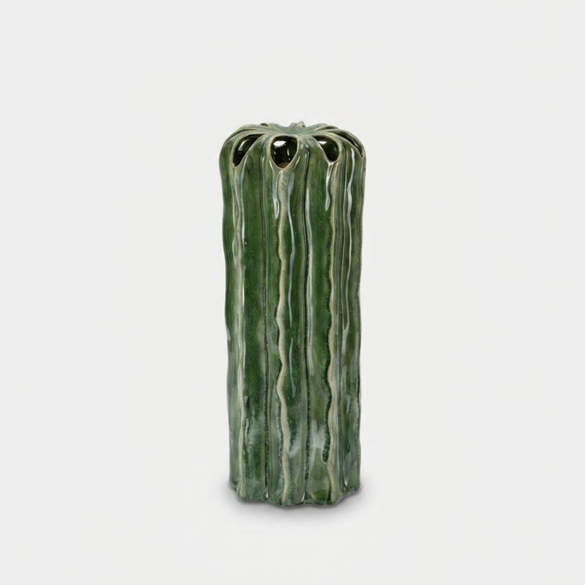 Jarrón decorativo de cerámica de mesa Cactus Tall 31