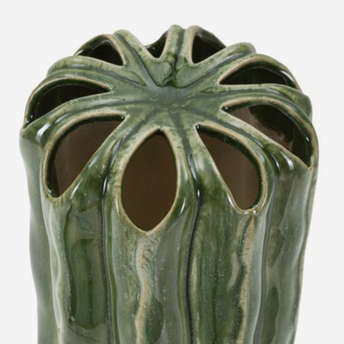 Jarrón decorativo de cerámica de mesa Cactus Tall 31