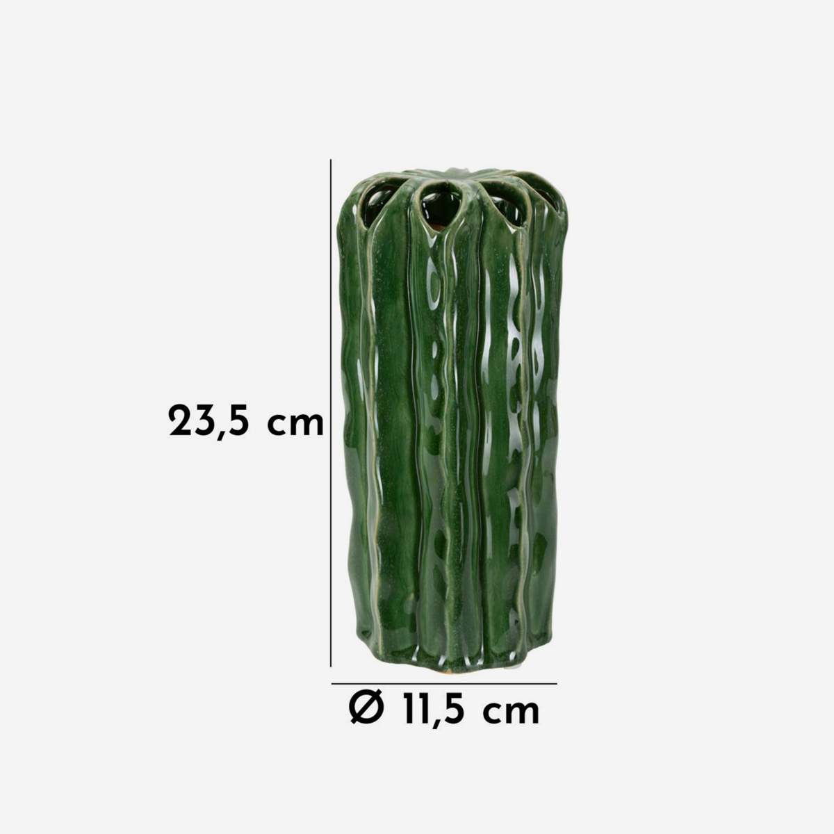 Vaso decorativo in ceramica effetto cactus Cactus Tall 23