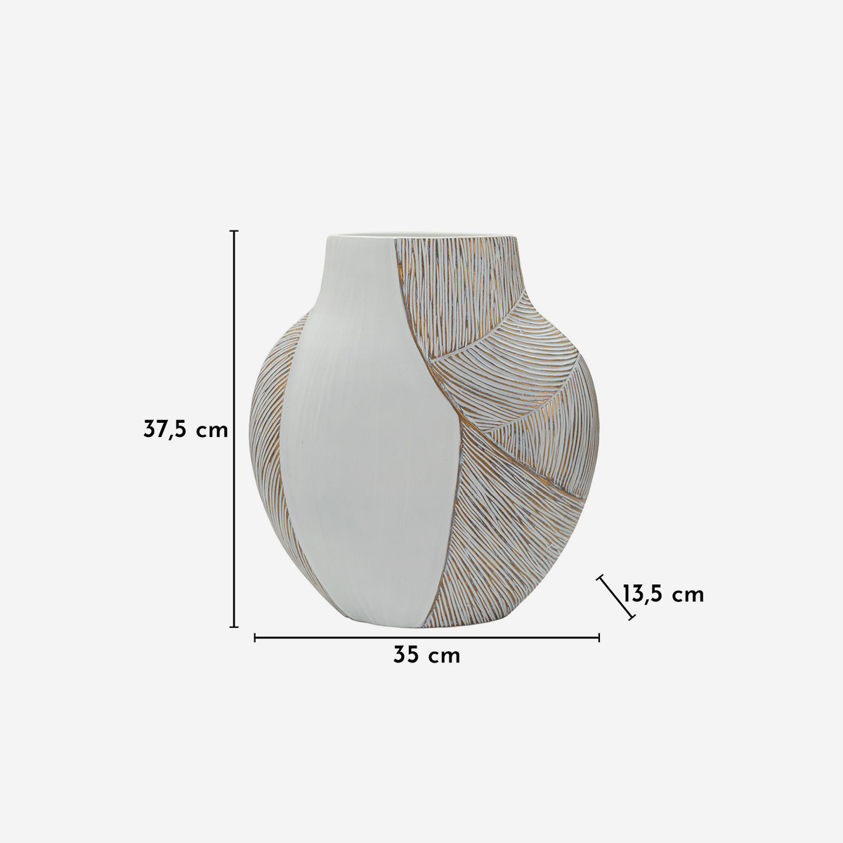 Vaso decorativo in resina da interno Ho Chi Minh 37