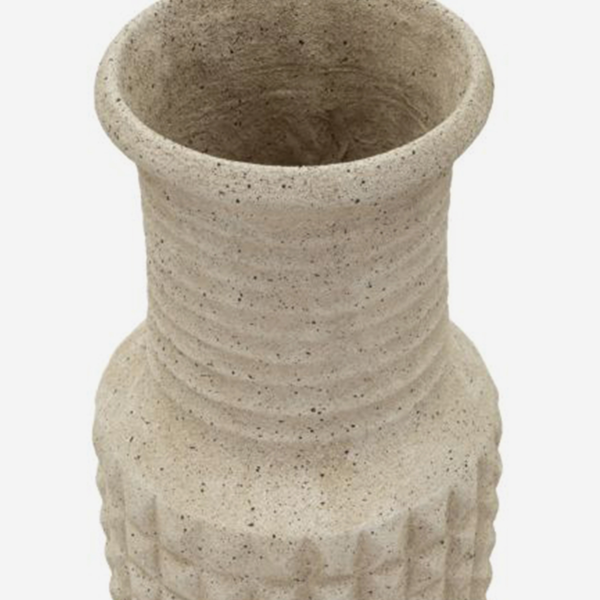 Pot de fleurs extérieur haut en polyrésine Sand 110
