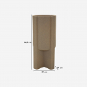 Vase d’extérieur design en résine Moai 80