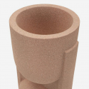 Vaso da esterno in polyresin da terra Nui 70