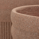 Lot de 3 pots d’extérieur en polyrésine Colombia