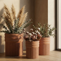 Lot de 3 pots d’extérieur en polyrésine Colombia
