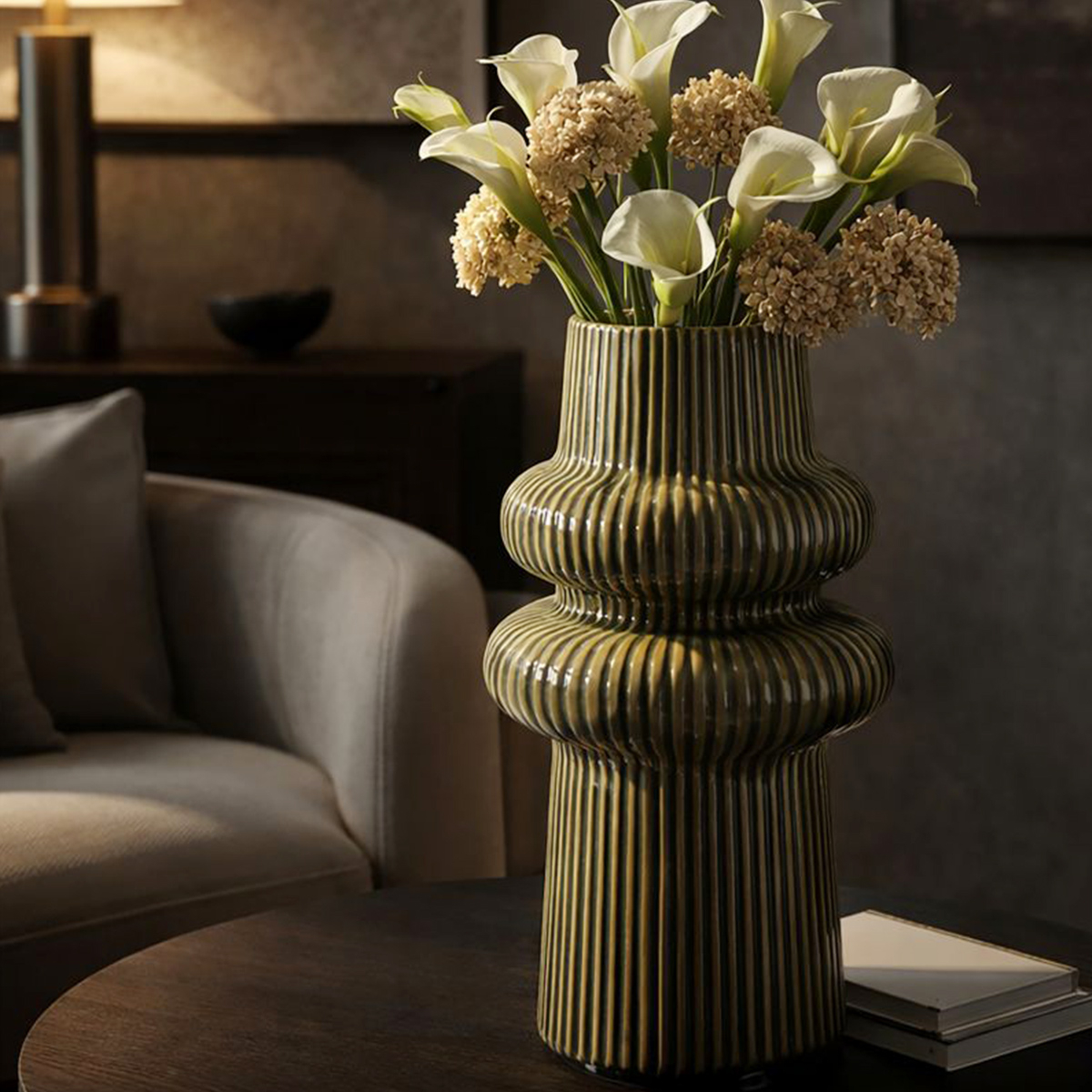 Vaso decorativo in ceramica da interno Harmony 36