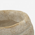 Vaso decorativo a conchiglia in MGO Shell Sand A