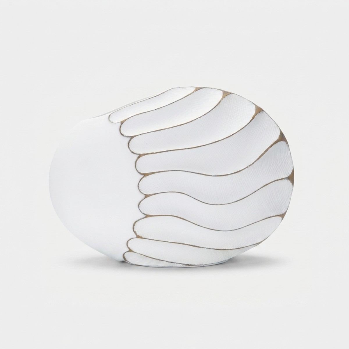 Vaso decorativo in resina da interno Lines