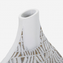 Vaso decorativo in resina effetto inciso Nairobi